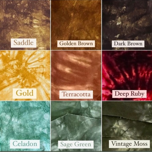 Tie Dye Side Slit Maxi Skirt - Festival Hippie Boho Tie Dyed Double Side Slits - Picture 14 of 17